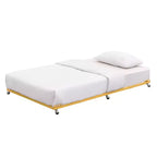 Kings Brand Furniture - Twin Size Metal Roll Out Platform Trundle Bed Frame for Daybed with Steel Slats