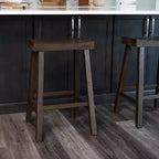 Tabouret de bar en bois sans dossier 27
