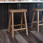 Tabouret de bar en bois sans dossier 27