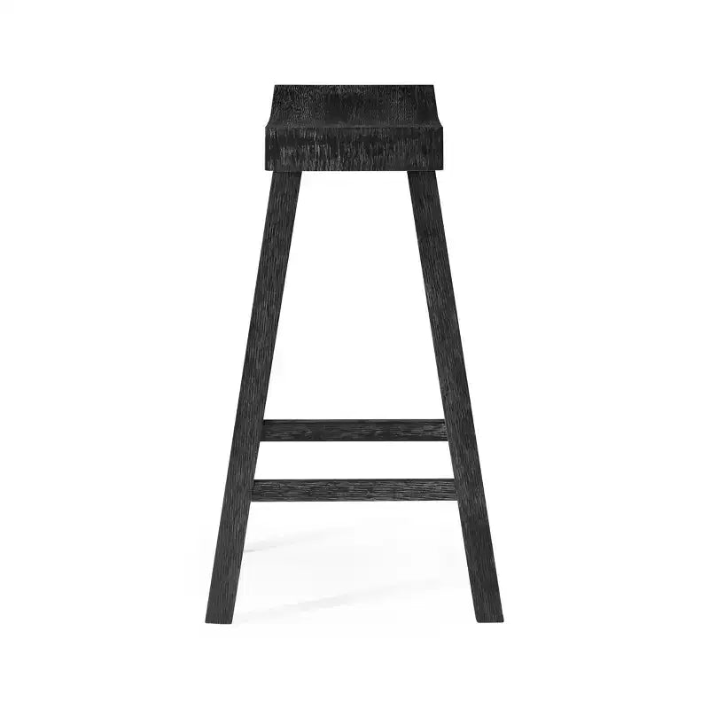 Tabouret de bar en bois sans dossier 27