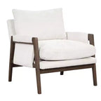 Fauteuil d'appoint moderne en velours, fauteuil rembourré de style Mid-Century avec pieds en bois d'hévéa pour salon, salle de lecture, chambre à coucher
