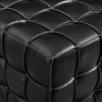 Pouffe polyvalent en cuir véritable