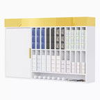 Wall Mounted Hair Color Organizer Rack Cabinet Station