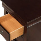 Meubles de chambre en bois massif – Commode 5 tiroirs ou table de chevet 2 tiroirs avec quincaillerie en laiton, montage facile
