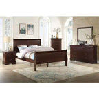 Meubles de chambre en bois massif – Commode 5 tiroirs ou table de chevet 2 tiroirs avec quincaillerie en laiton, montage facile