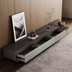 Meuble TV extensible Mid-century moderne, s'étend jusqu'à 360 cm, avec 3 tiroirs de rangement