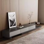 Meuble TV extensible Mid-century moderne, s'étend jusqu'à 360 cm, avec 3 tiroirs de rangement