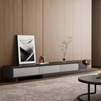 Luck Live Mid-Century Modern78.7 Expandable TV stand, With a maximum width of 141.7, With 3 Storage Drawers