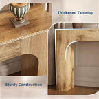 Console, Table de canapé rectangulaire en bois derrière le canapé, Table d'entrée industrielle, Table de couloir de ferme, Tables d'entrée de ferme