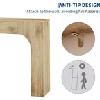 Console, Table de canapé rectangulaire en bois derrière le canapé, Table d'entrée industrielle, Table de couloir de ferme, Tables d'entrée de ferme