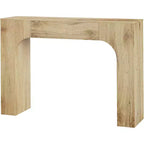 Console, Table de canapé rectangulaire en bois derrière le canapé, Table d'entrée industrielle, Table de couloir de ferme, Tables d'entrée de ferme