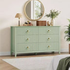 Commode haute cannelée, armoire de rangement en bois à 5 tiroirs pour chambre et salon