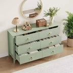 Commode haute cannelée, armoire de rangement en bois à 5 tiroirs pour chambre et salon