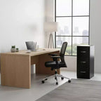 Meuble de classement à 3 tiroirs avec serrure, classeur vertical de bureau pour documents format lettre/légal, organisateur de rangement, noir