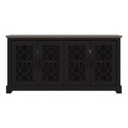 Meuble TV avec rangement et motif décoratif ajouré 59,6 L 15,7 P 29,3 H