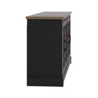 Meuble TV avec rangement et motif décoratif ajouré 59,6 L 15,7 P 29,3 H