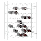 Range-bouteilles de vin, Organisateur de rangement pour garde-manger et cuisine en métal