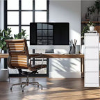 Classeur vertical à 4 tiroirs avec serrure, armoire de classement en métal avec serrure, meuble de rangement en acier pour dossiers de format A4/Lettre/Légal